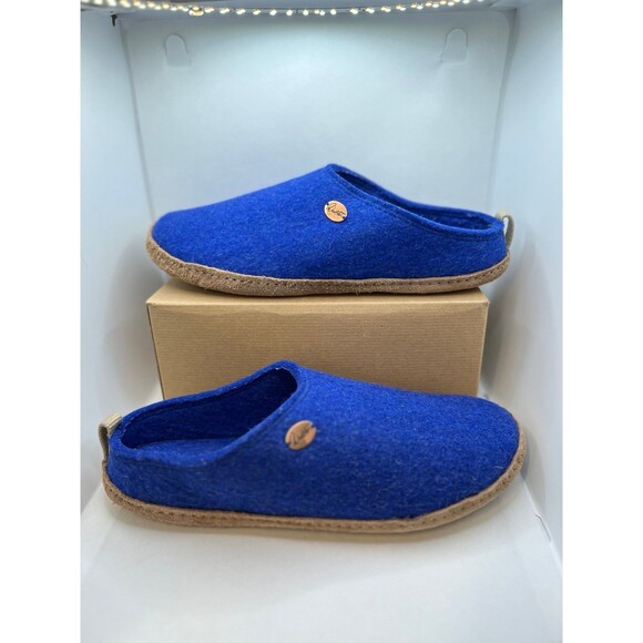 WOOLFIT Tundra Lightweight Slippers with Leather Sole Size EU 44 (Bx 8) - Picture 1 of 12